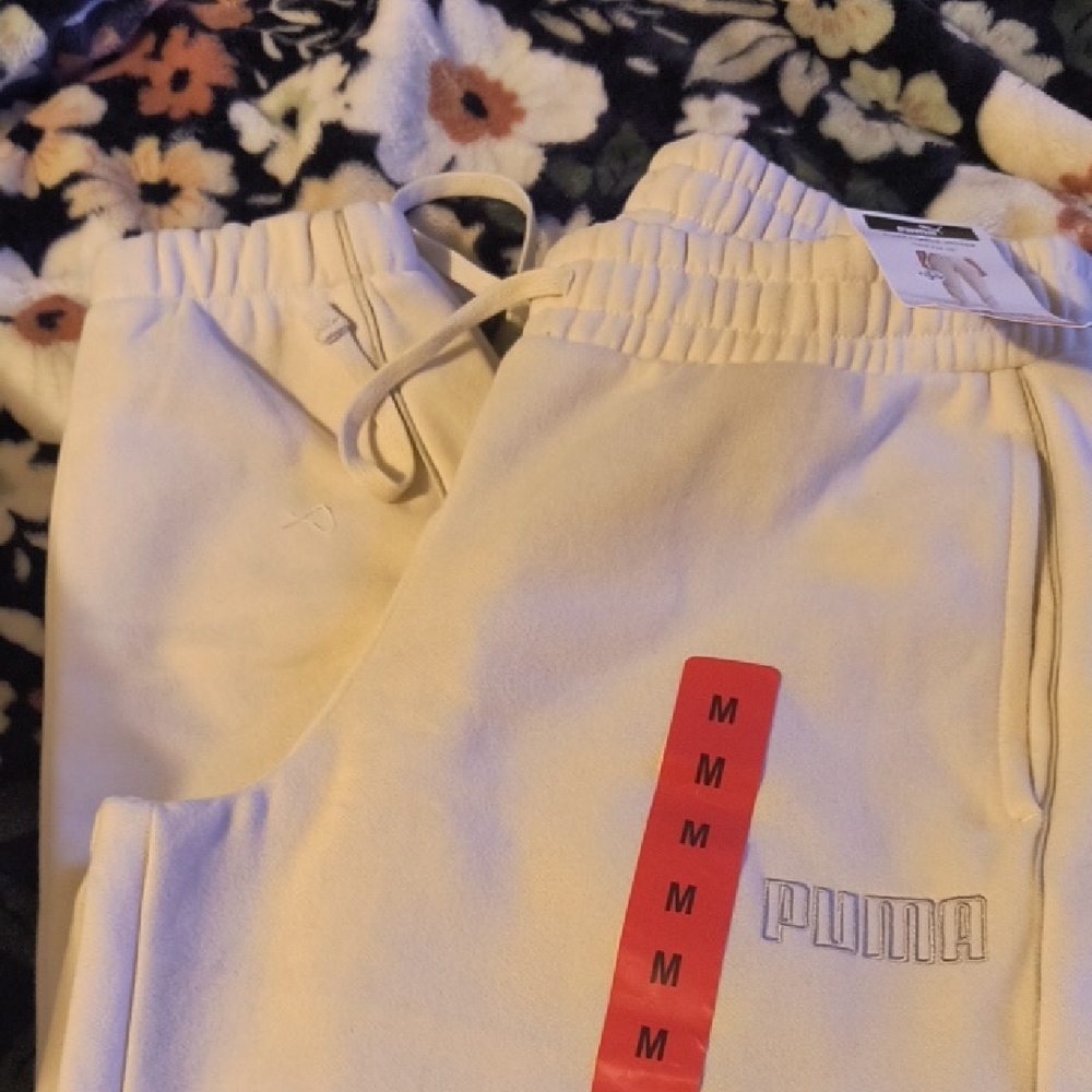 PUMA Kids Beige Joggers
